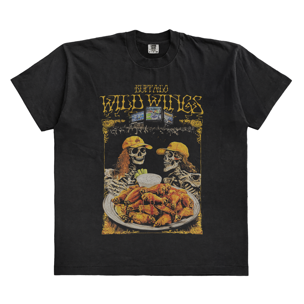Buffalo Wild Wings Grateful Dead Lot Bootleg T-Shirt — Wavey Goods Co.